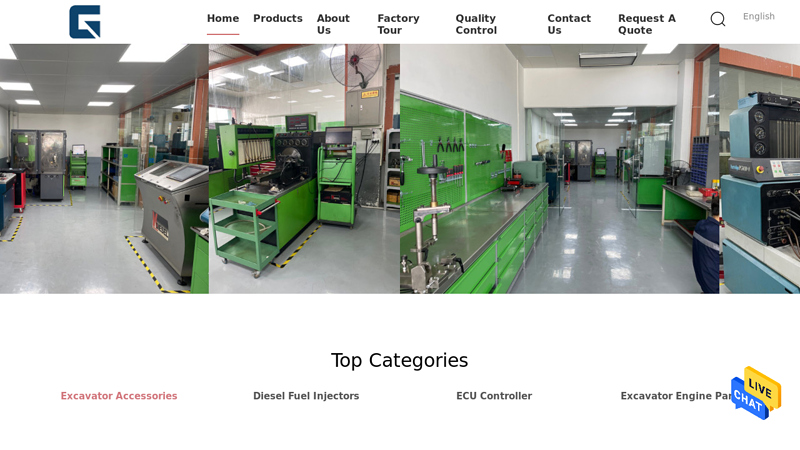Quality Excavator Accessories & Diesel Fuel Injectors factory from China