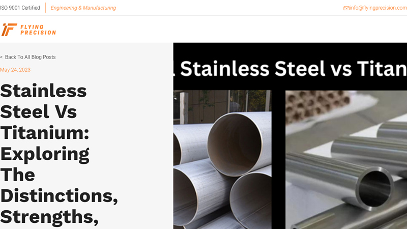 Image of Stainless Steel vs Titanium: Exploring the ...