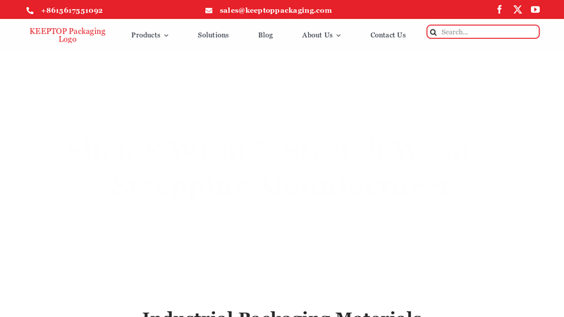 Image of Strapping & Shrink & Stretch Wrap Manufacturer, Supplier