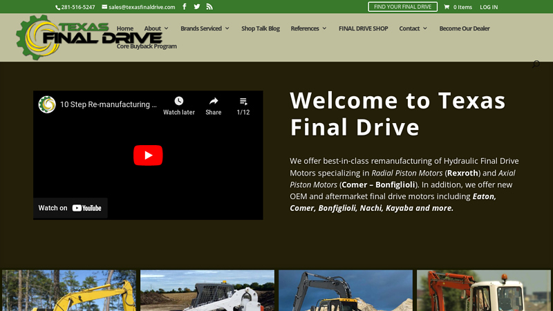 Texas Final Drive- Hydraulic Drive Motors