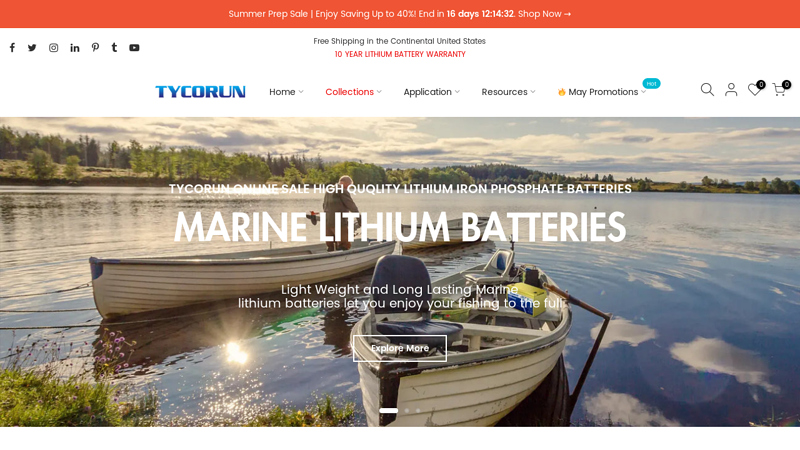 Best Lithium Iron Phosphate Battery Store-Tycorun Batteries